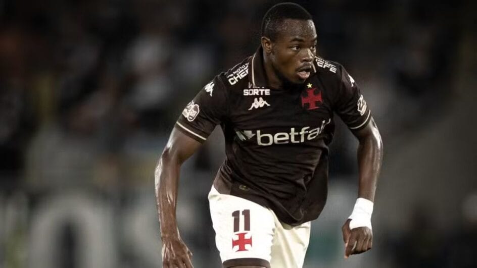 Andrés Gómez em ação pelo Vasco