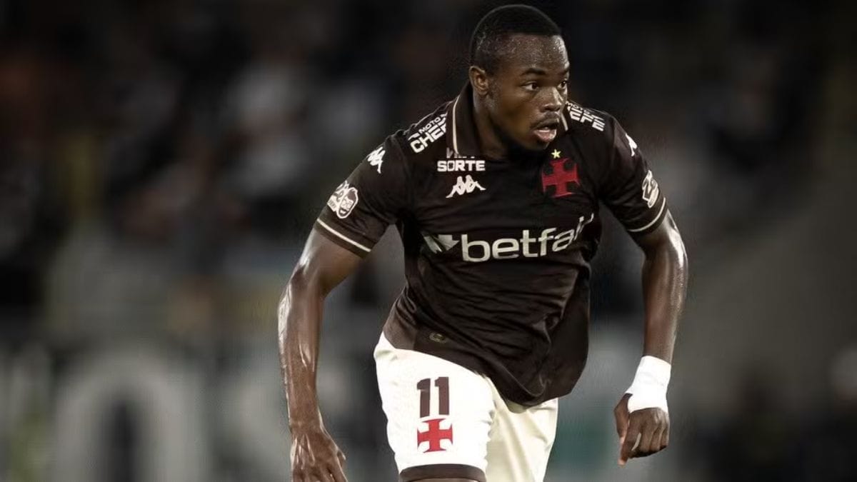Andrés Gómez em ação pelo Vasco
