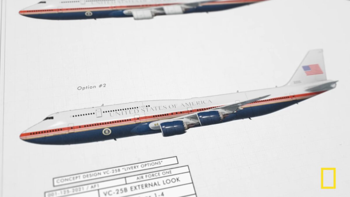As 4 novas cores que Donald Trump escolheu para o Air Force One