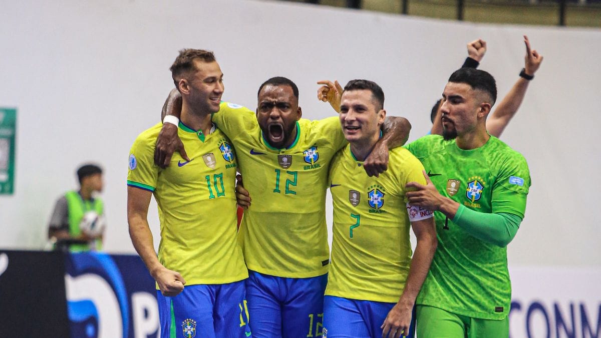 Brasil vence a Argentina na Copa América de Futsal
