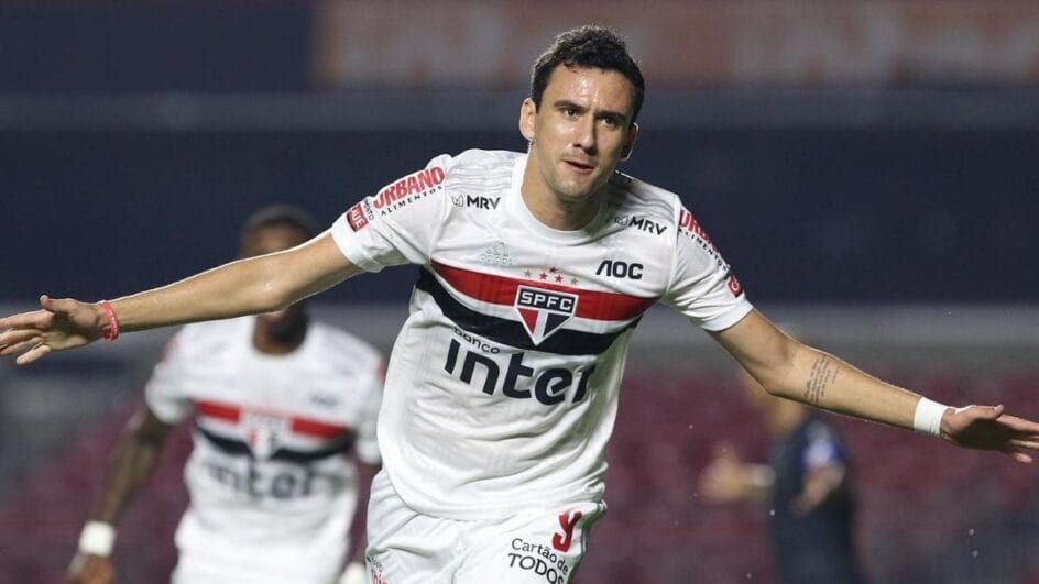 Pablo vestiu a camisa do São Paulo entre 2019 e 2021 (Foto: Rubens Chiri, São Paulo FC)