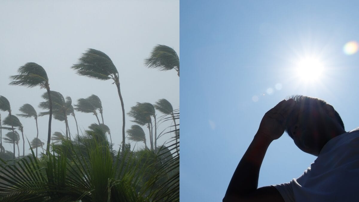 Ciclone e onda de calor de 44 °C quais estados estão na mira dos fenômenos nesta semana