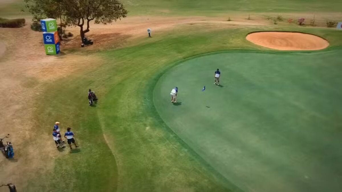 Cidade do interior tem campo de golfe com 18 buracos e tamanho de 98 campos de futebol
