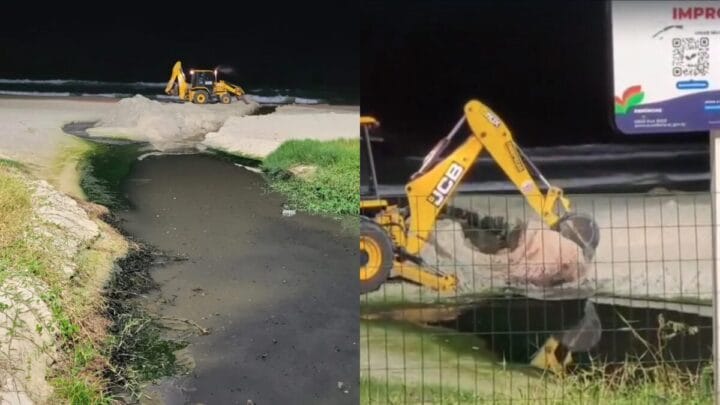 Denúncia de esgoto no mar reacende debate sobre balneabilidade em praia “queridinha” de SC