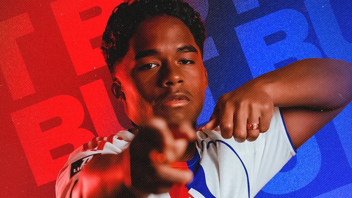 Endrick ganha destaque no Lyon (Foto: Divulgação, X, Lyon)
