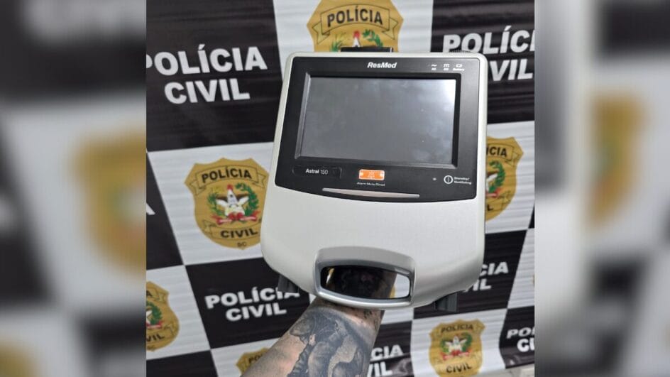 Ventilador mecânico de hospital