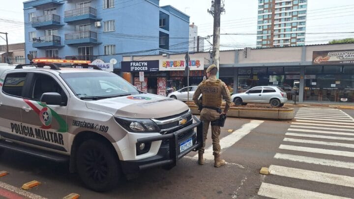 Idosa presa por furto