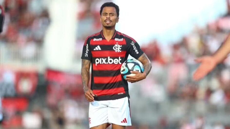 Allan em ação pelo Flamengo (Foto: Gilvan de Souza, CRF)