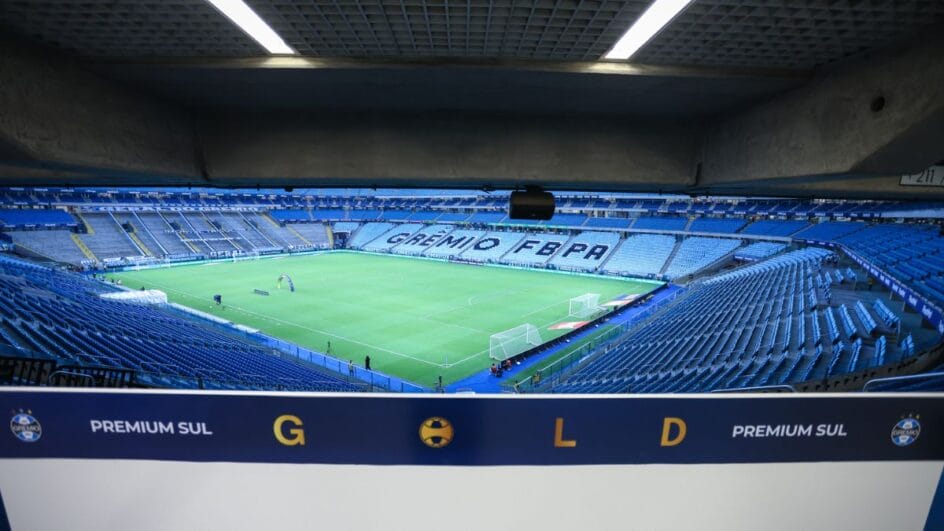 Novo setor da Arena do Grêmio (Foto: Lucas Uebel)