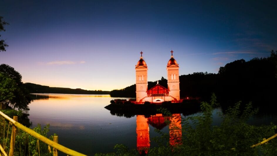 Pequena cidade de SC foi completamente submersa para construção de usina