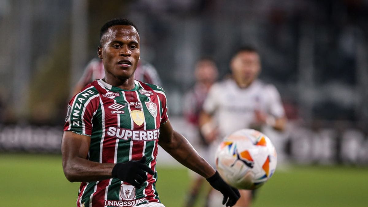 Jhon Arias, ex-Fluminense, agora joga no Palmeiras