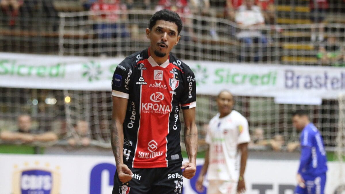 Atlântico 1 x 3 Joinville pela Super Copa Brasil de Futsal - Imagem: Divulgação/JEC/Krona
