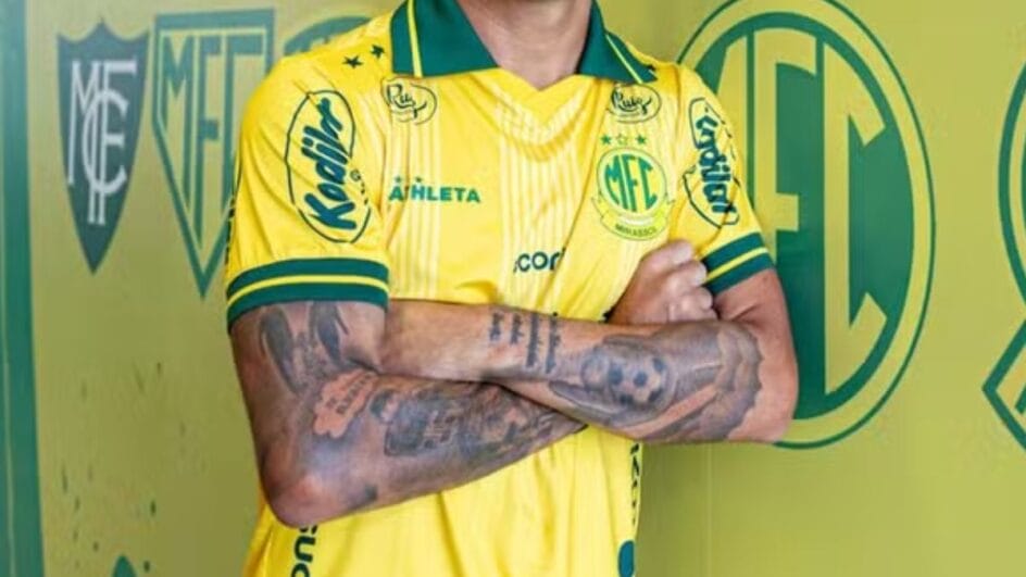 O novo lateral do Mirassol (Foto: JP Pinheiro, Agência Mirassol)