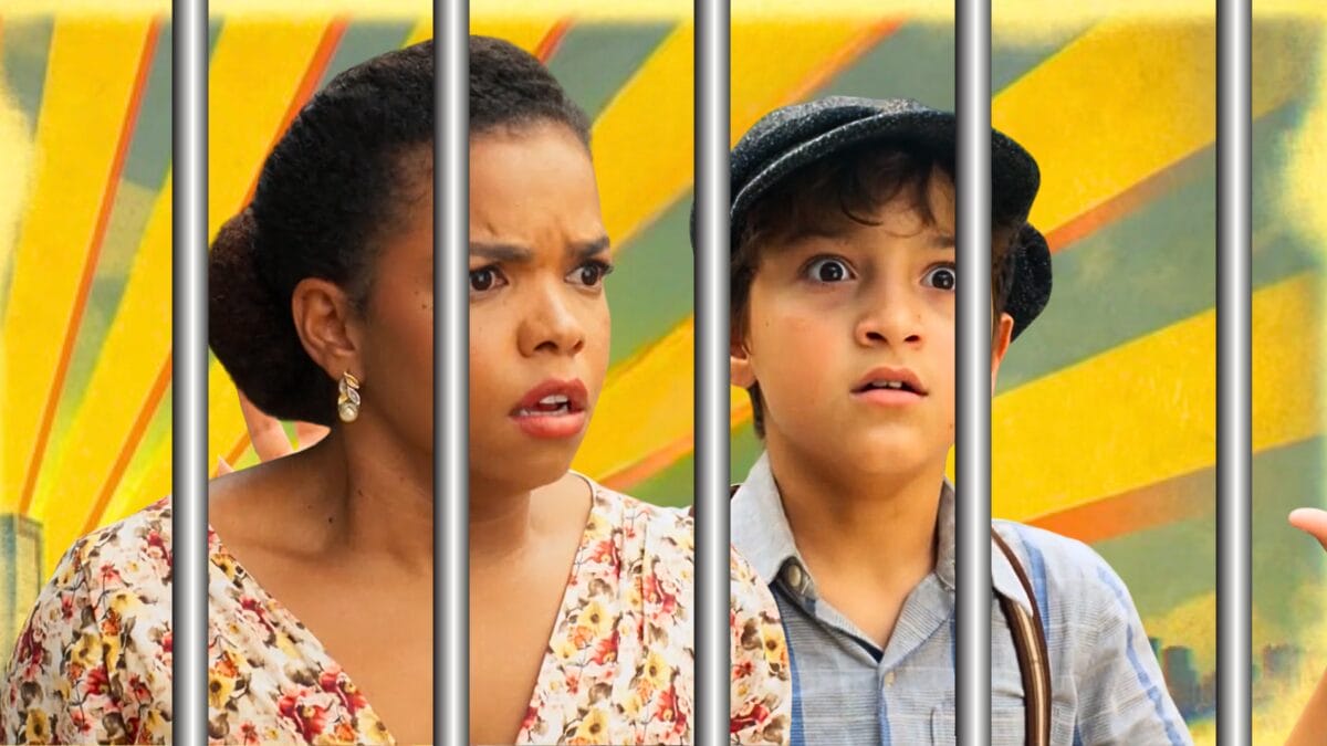 Novela Êta Mundo Melhor Dita vai parar na cadeia junto de Samir