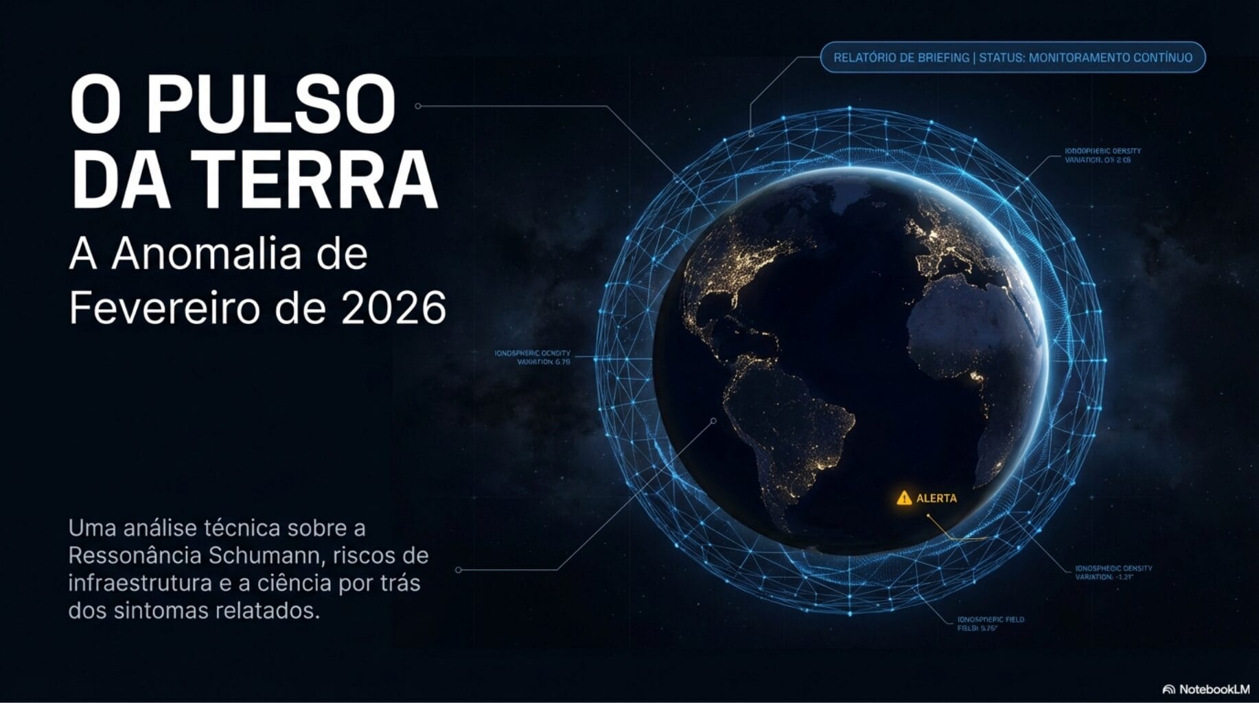 O aumento da ressonância Schumann em fevereiro reacendeu o interesse científico sobre o fenômeno