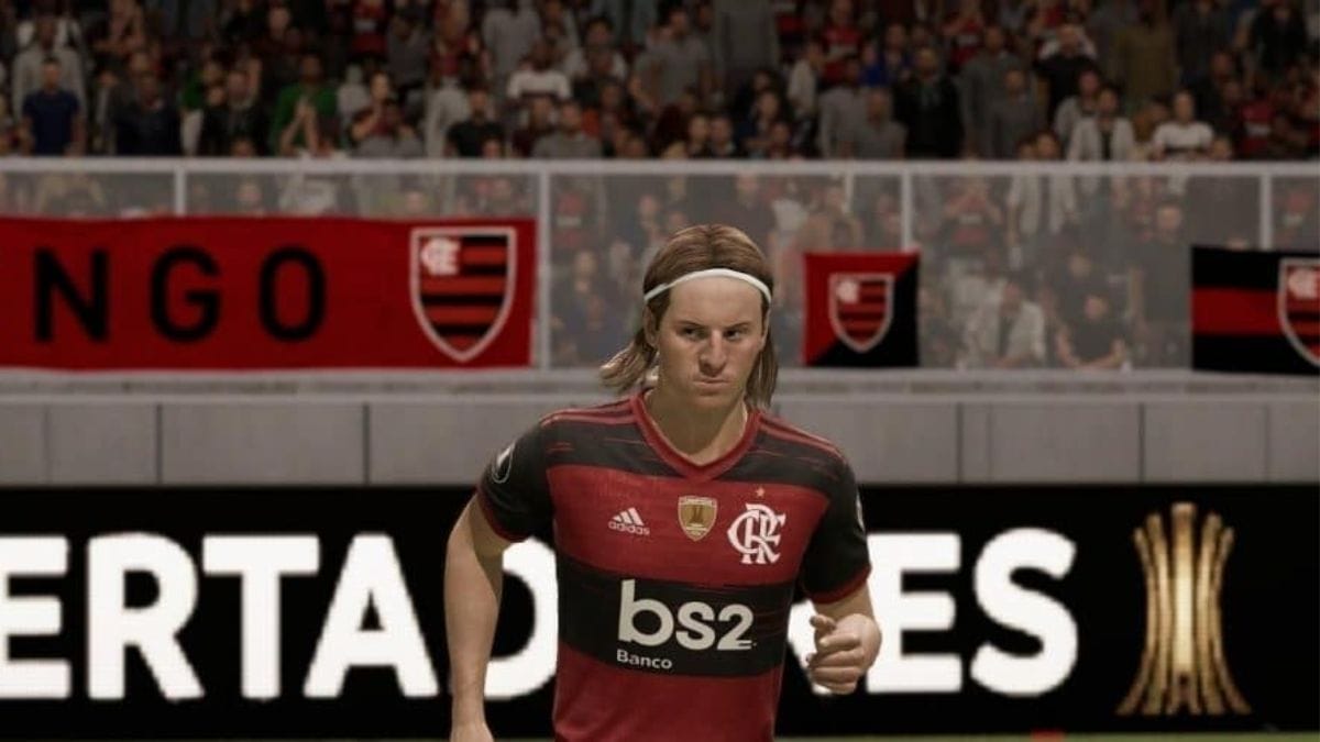 Jogos mais recentes tem clubes da Libertadores e Sula, mas com jogadores genéricos (Foto: FIFA 23, EA Sports, Reprodução)