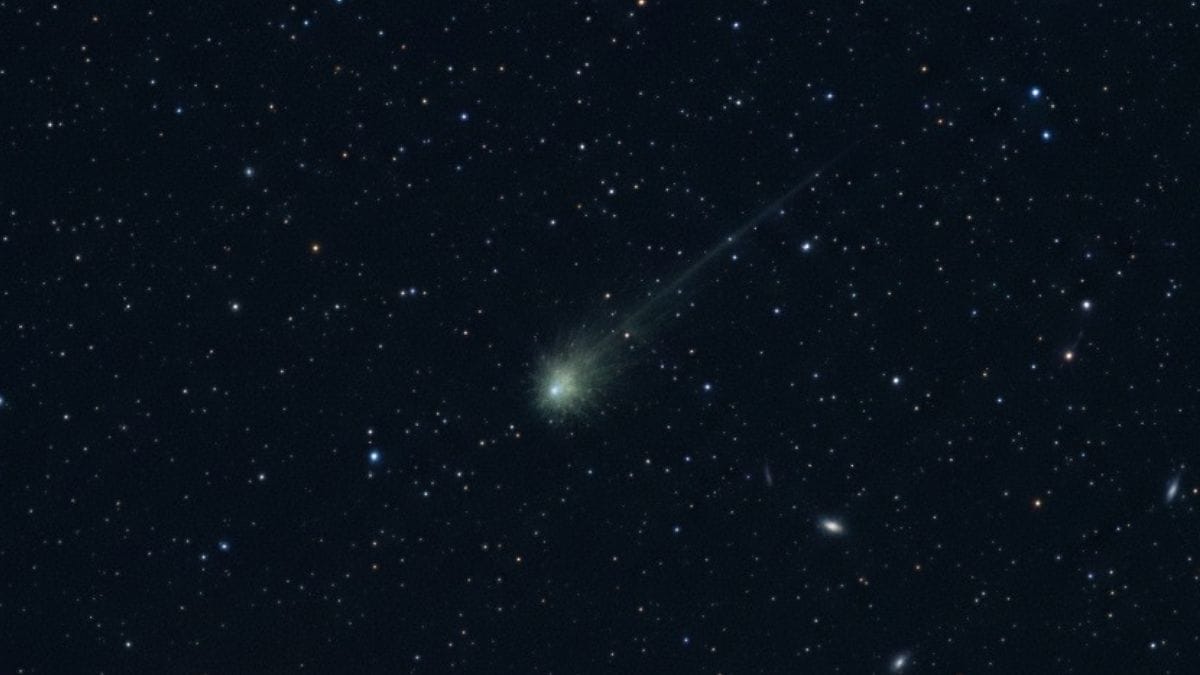 Cometa descoberto em 2024 terá aproximação máxima com a Terra no dia 17 de fevereiro (Foto: imagem gerada por IA)