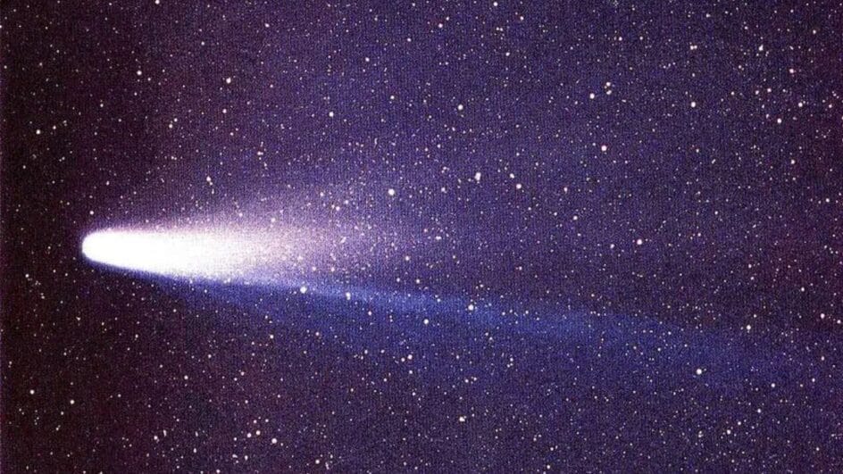 Cometa Halley durante passagem pela Terra em 1961 (Foto: NASA, divulgação)
