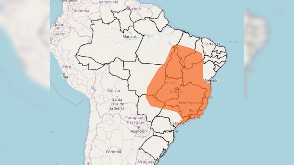 Alerta laranja do Inmet