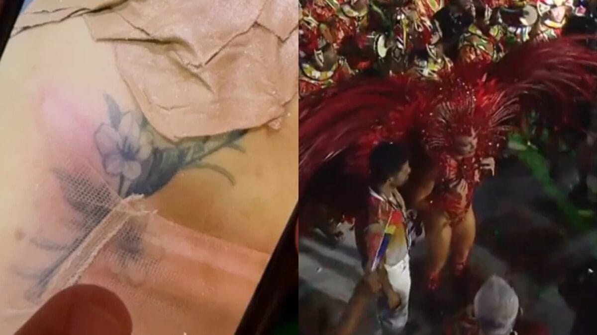 Virgínia fica com hematomas em desfile na Grande Rio e reclama de dor Achei que ia chorar