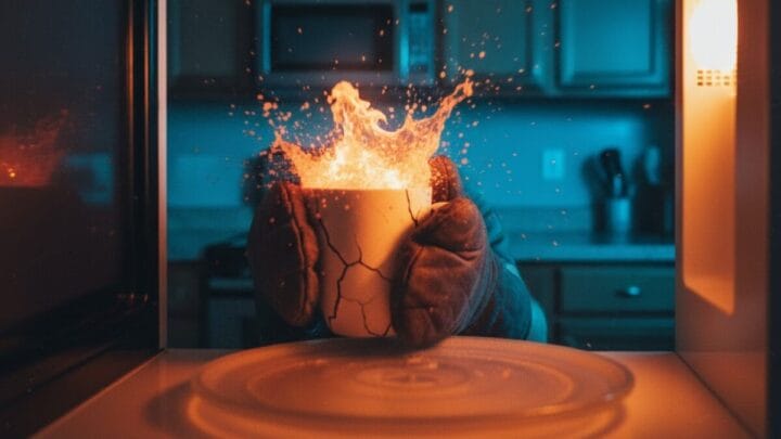 Você faz isso todo dia com o microondas na cozinha, mas este erro comum pode causar queimaduras graves