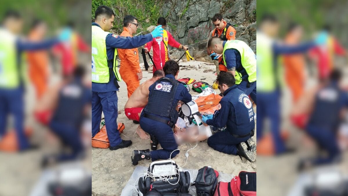 Equipes de socorro atuaram em manobras de reanima&ccedil;&atilde;o por mais de 40 minutos