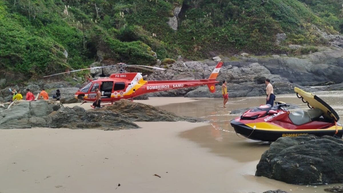 Jovem se afoga na Praia da Solidão em Itajaí