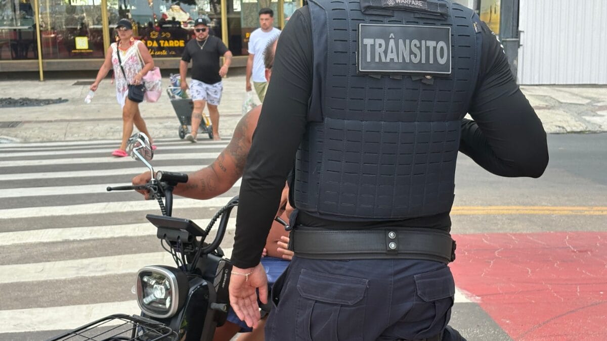 BC Trânsito intensifica fiscalização e ações educativas sobre mobilidade individual