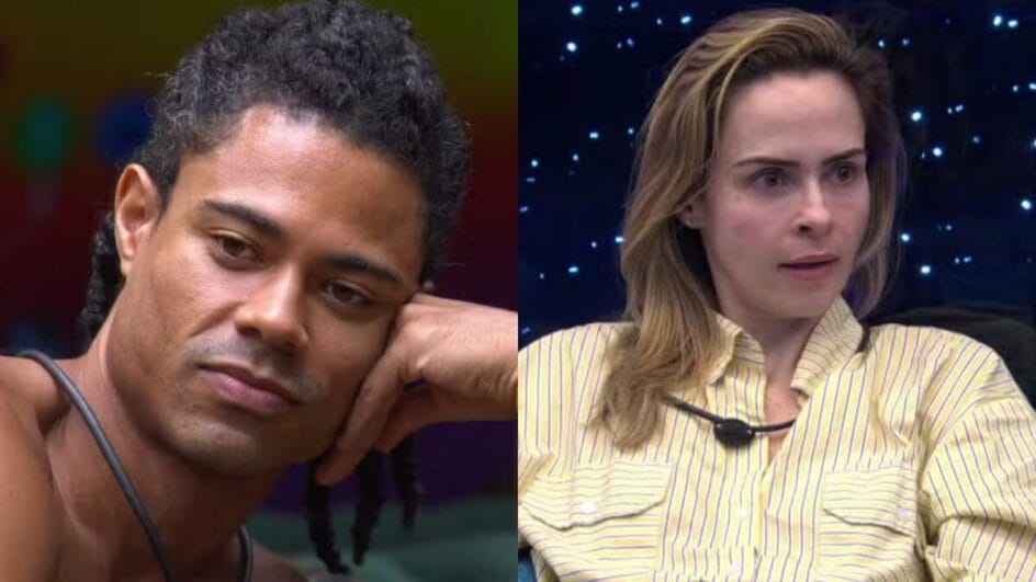 Breno fez comentário sobre maternidade em conversa com Ana Paula (Foto: TV Globo)