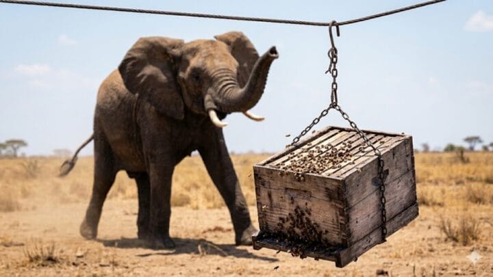 cercas de abelhas para elefantes