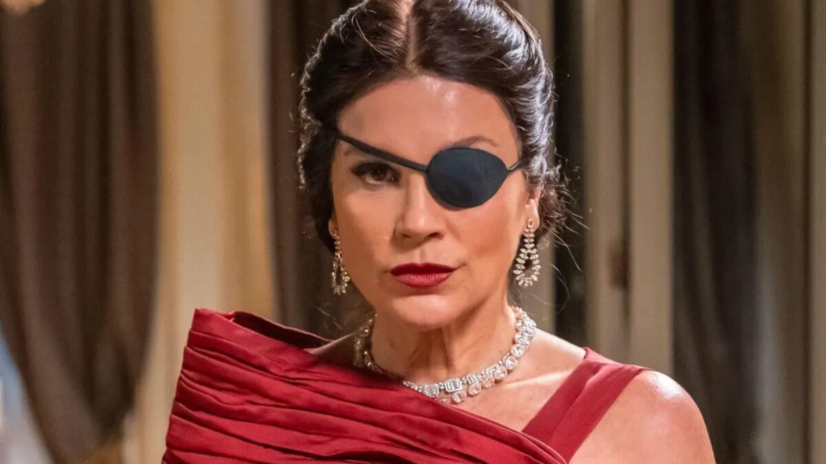 Flávia Alessandra é Sandra e a Baraonesa em Êta Mundo Melhor novela das seis da Globo