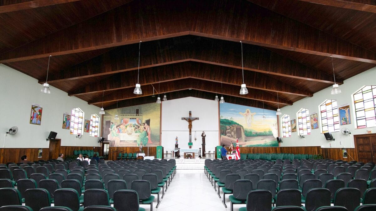 Igreja Matriz em Ponte Serrada