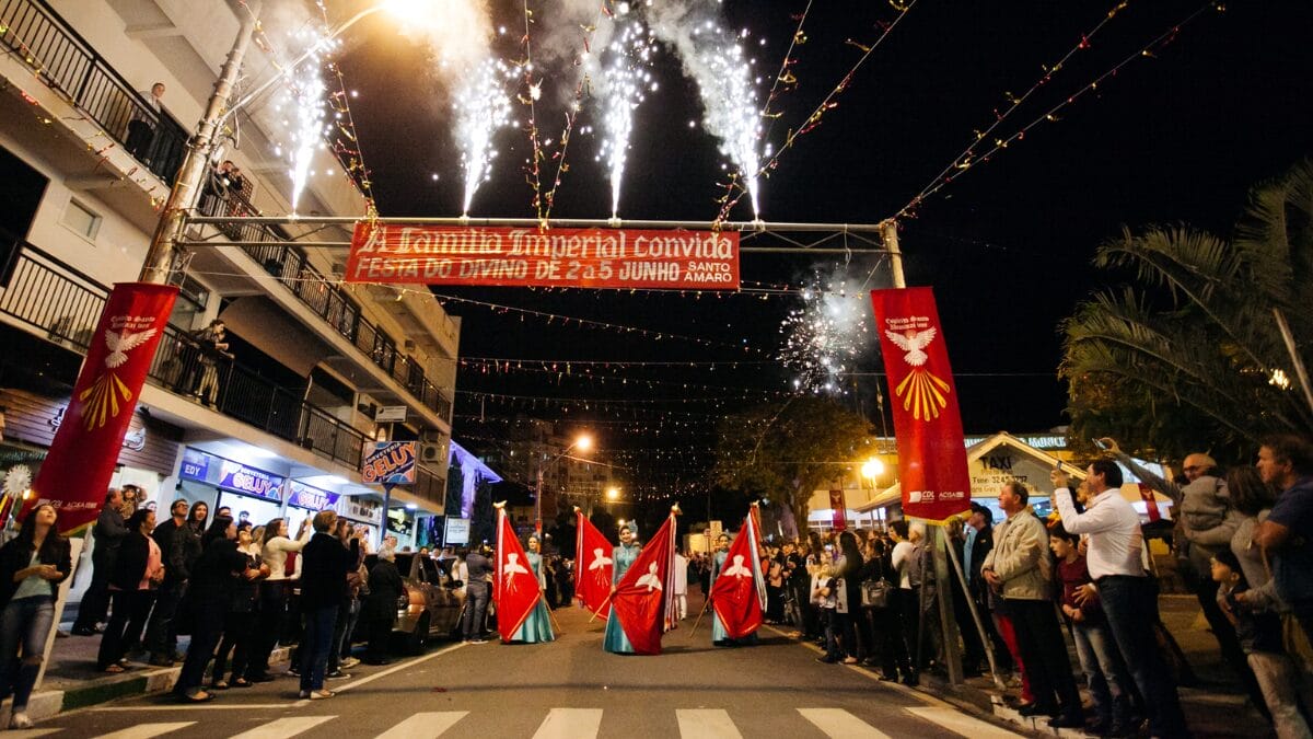 Festa do Divino Espírito Santo em Santo Amaro (Foto: Portal de Turismo de Santo Amaro da Imperatriz, Divulgação)