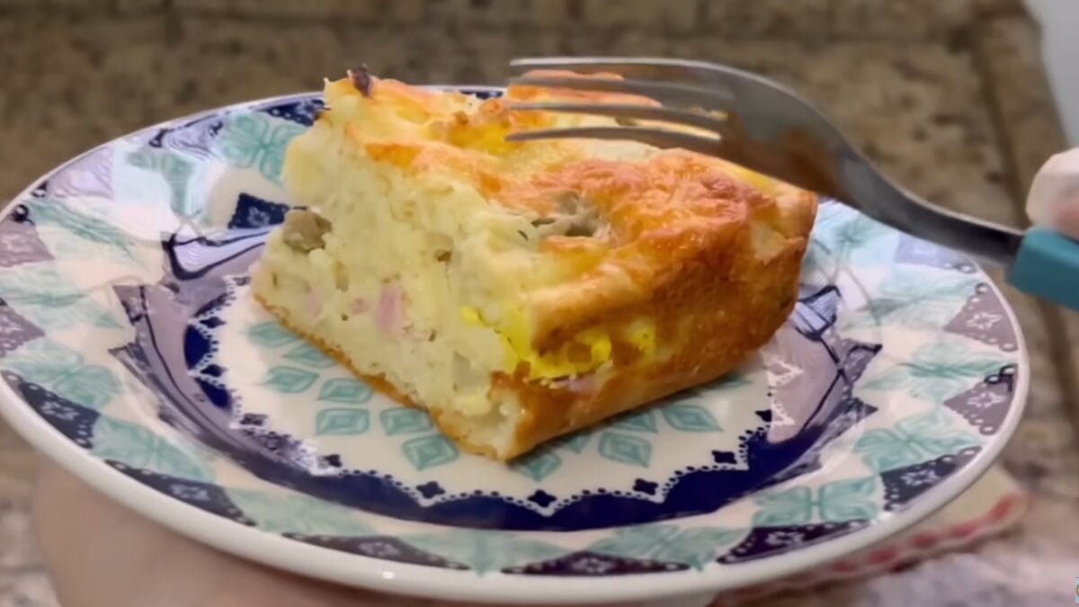 Torta salgada portuguesa com legumes 