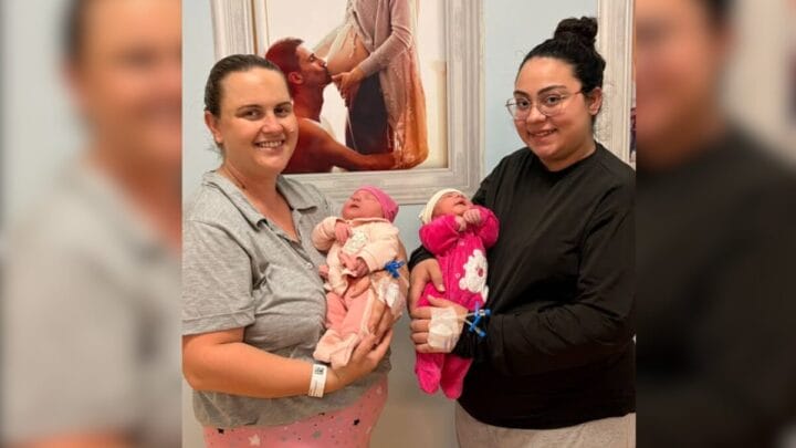 Nascimento de primas em Xanxerê