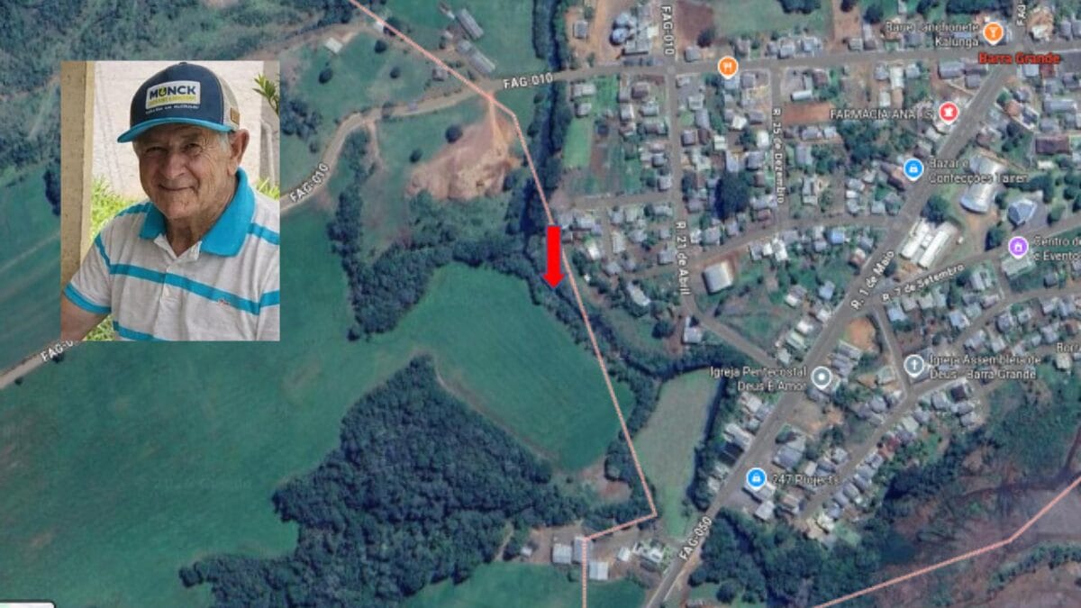 Idoso portador de Alzheimer é encontrado morto em rio em pequeno município do Oeste de SC