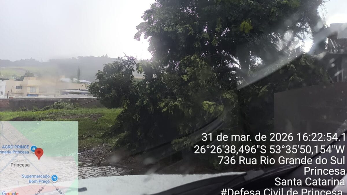 Temporal em Princesa