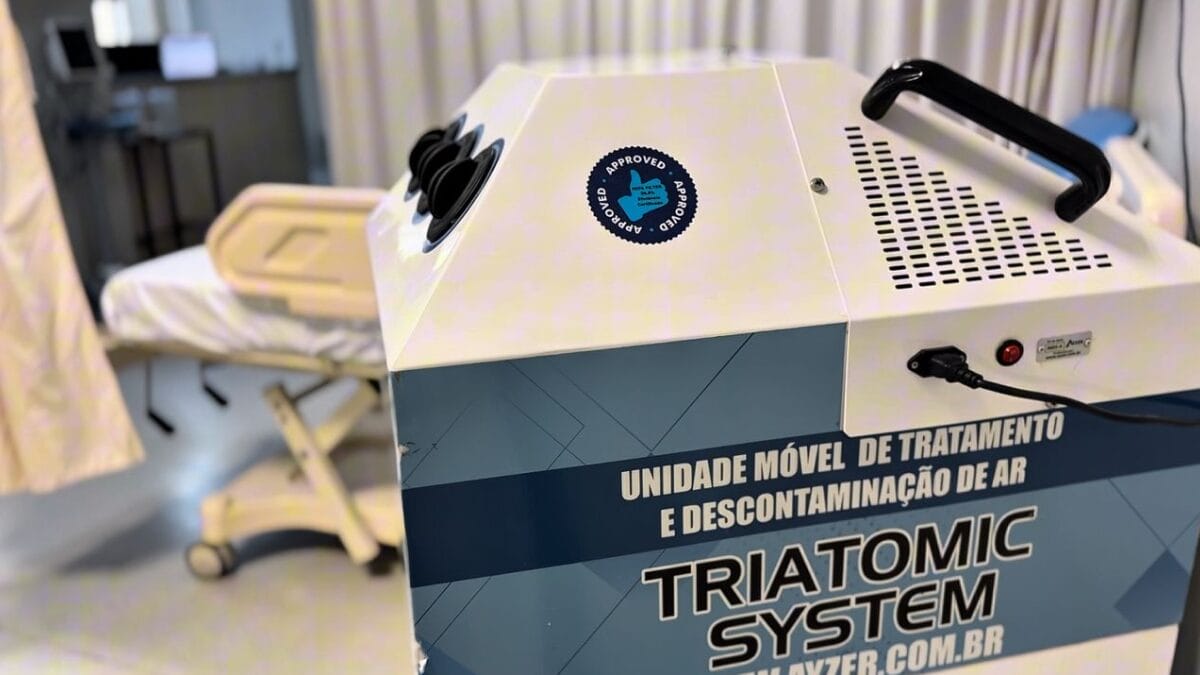 Equipamentos limpam pat&oacute;genos do ar em hospital de SC