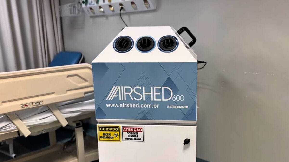 Equipamentos limpam pat&oacute;genos do ar em hospital de SC