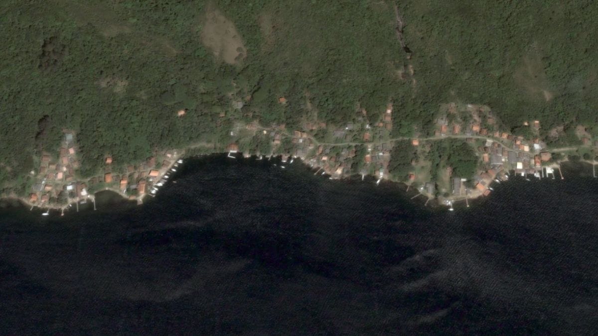 Imagens de sat&eacute;lite da Lagoa da Concei&ccedil;&atilde;o