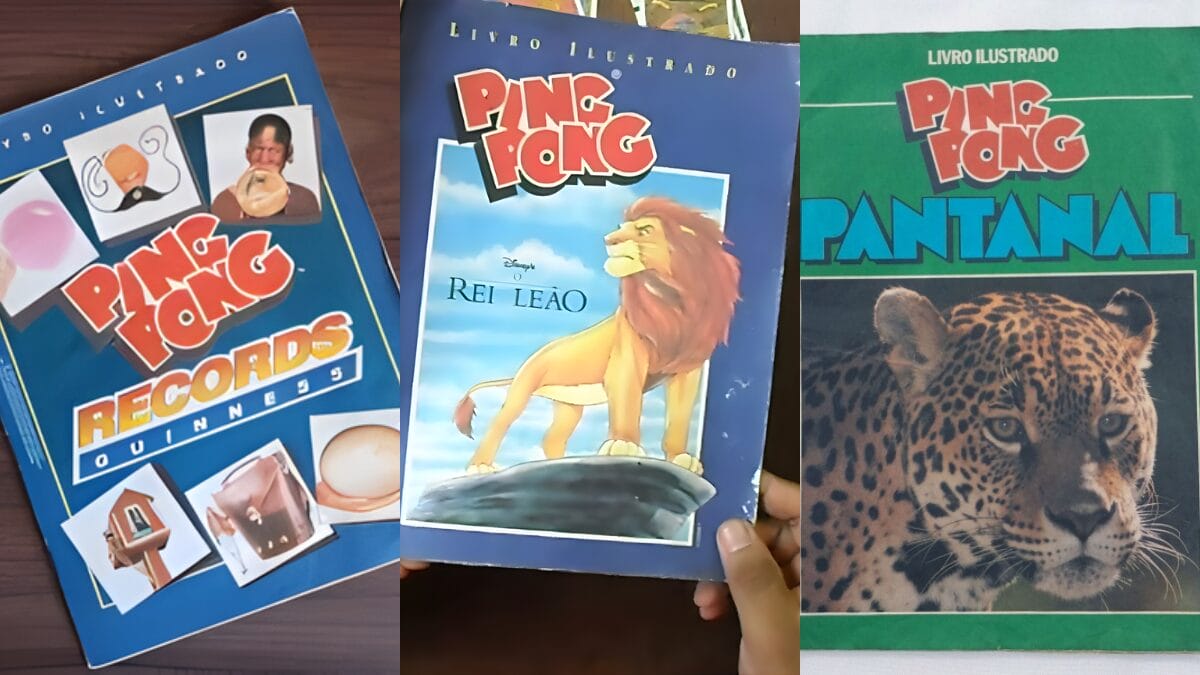 Crianças dos anos 80 e 90 mascavam chiclete para completar álbum de figurinhas