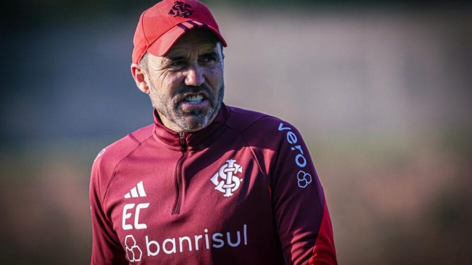 Coudet treinou o Internacional (Foto: Ricardo Duarte, Inter)