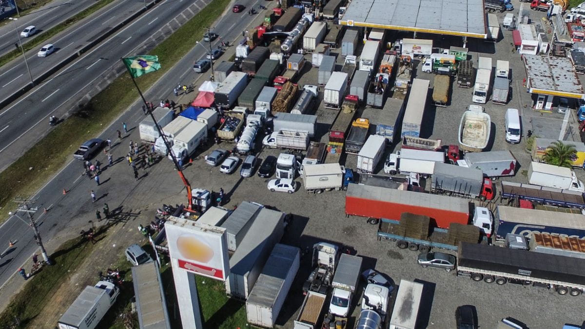 Greve dos caminhoneiros em 2018