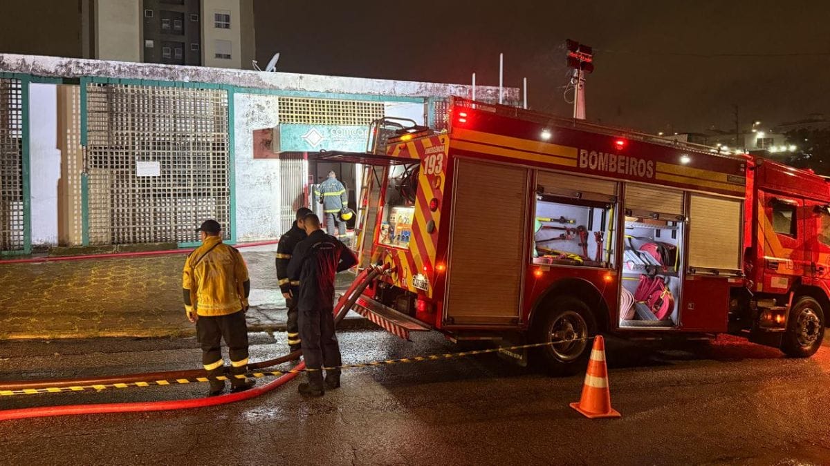 Incêndio na Comcap