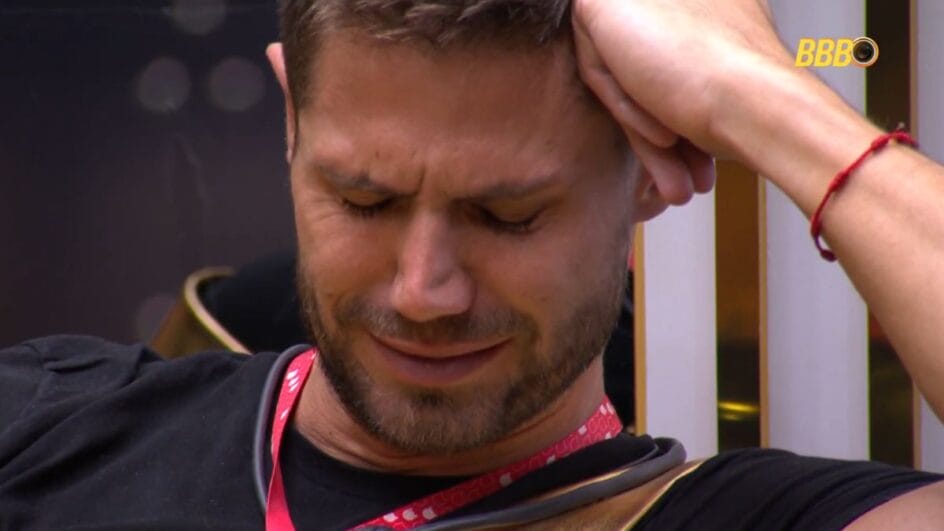 Jonas chorando no BBB 26