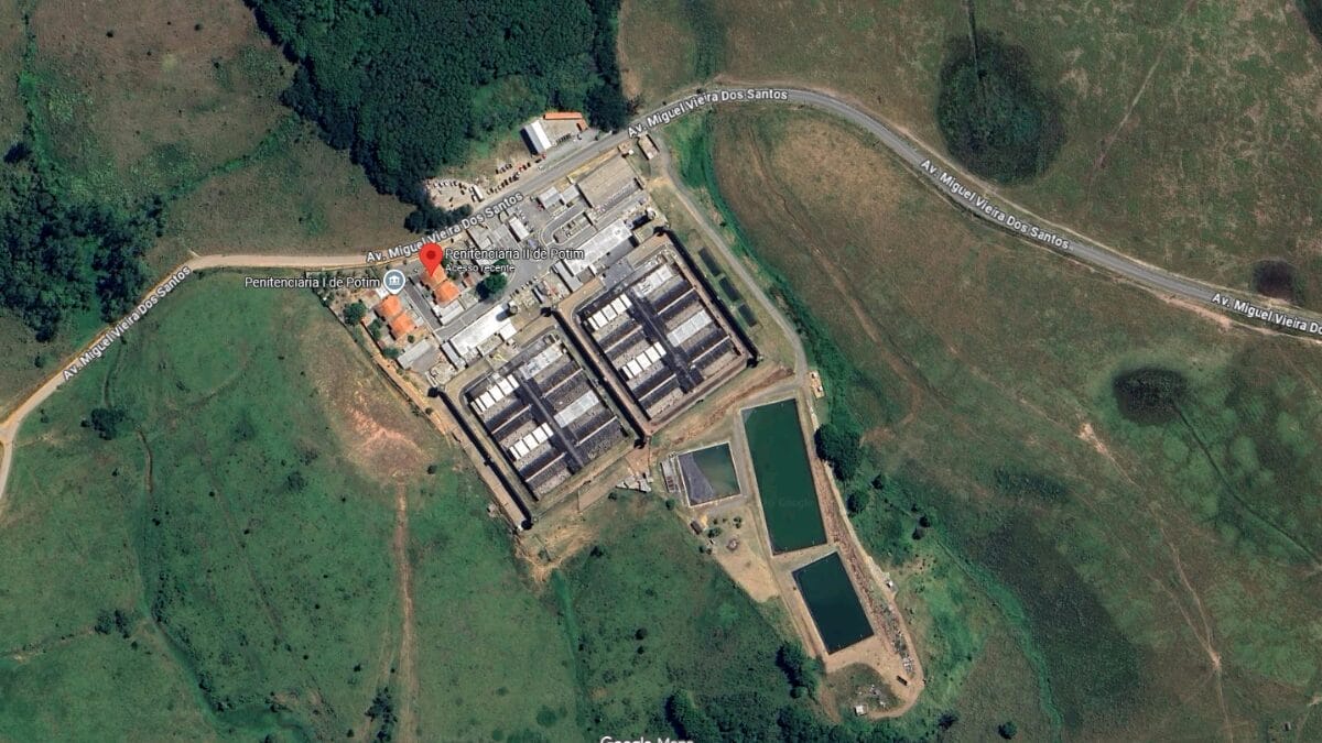 Imagens de sat&eacute;lite mostram como &eacute; a Penitenci&aacute;ria 2 de Potim, o novo pres&iacute;dio dos famosos