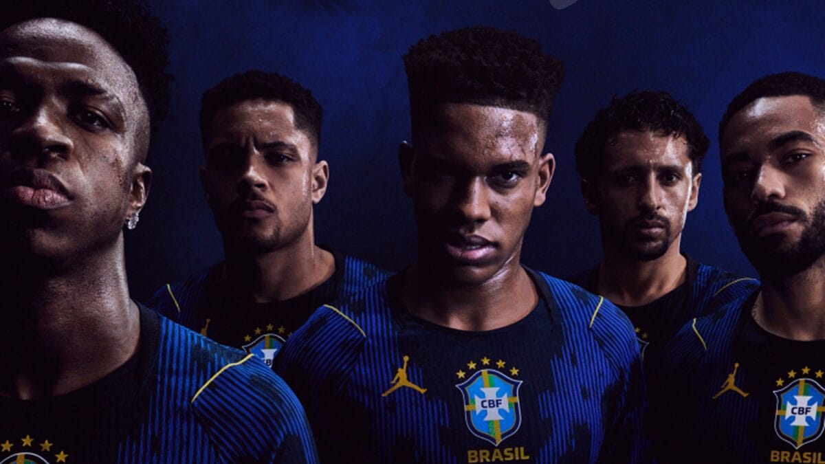 Primeiras imagens do suposto uniforme reserva da sele&ccedil;&atilde;o brasileira na Copa do Mundo de 2026 (Fotos: Reprodu&ccedil;&atilde;o, StashedSNKRS)
