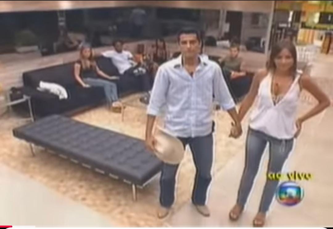 Cowboy e Analy no paredão do BBB7