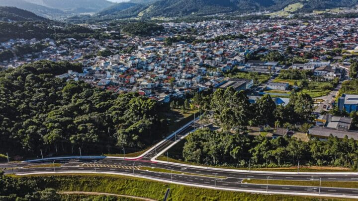 Cidade de São José, na Grande Florianópolis