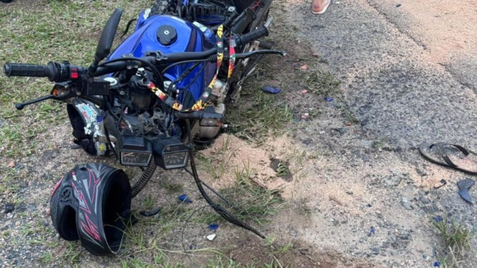 Acidente aconteceu na SC-390 (Foto: CBMSC, Divulgação)